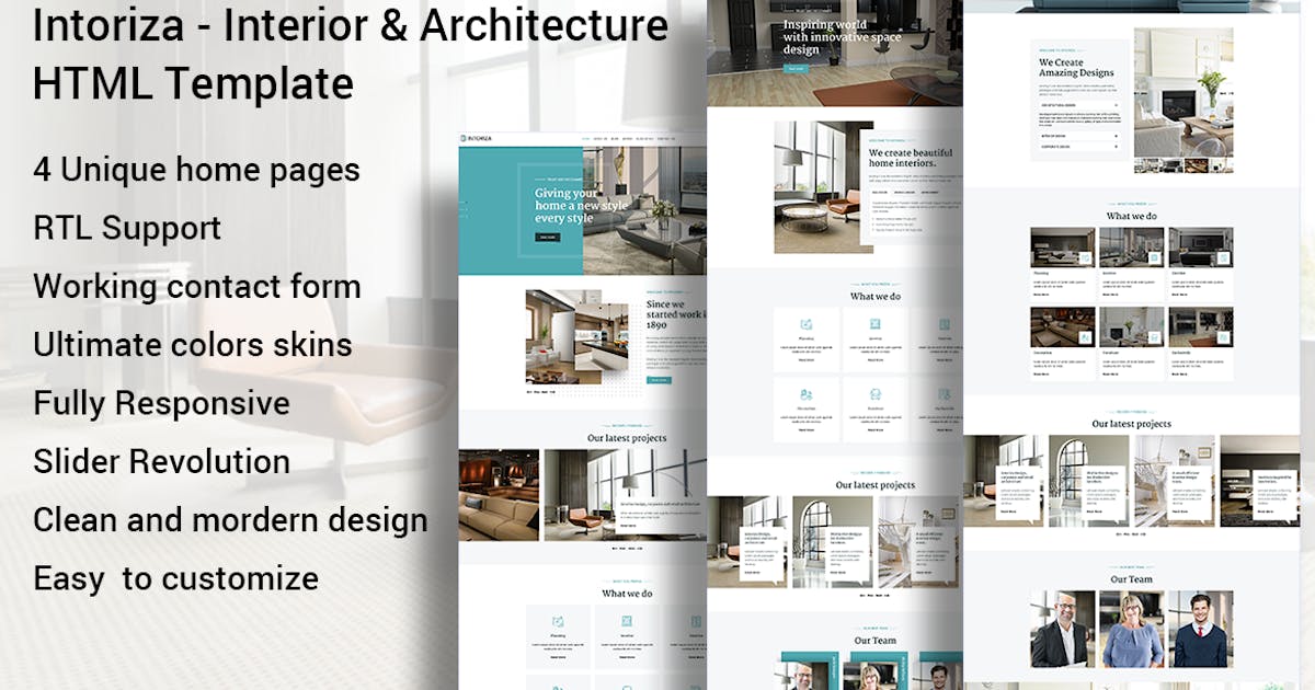Intoriza - Interior & Architecture HTML Template icon