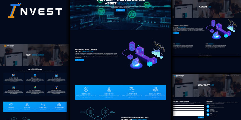 Invest Theme Bootstrap 5 Theme by Charlestsmith