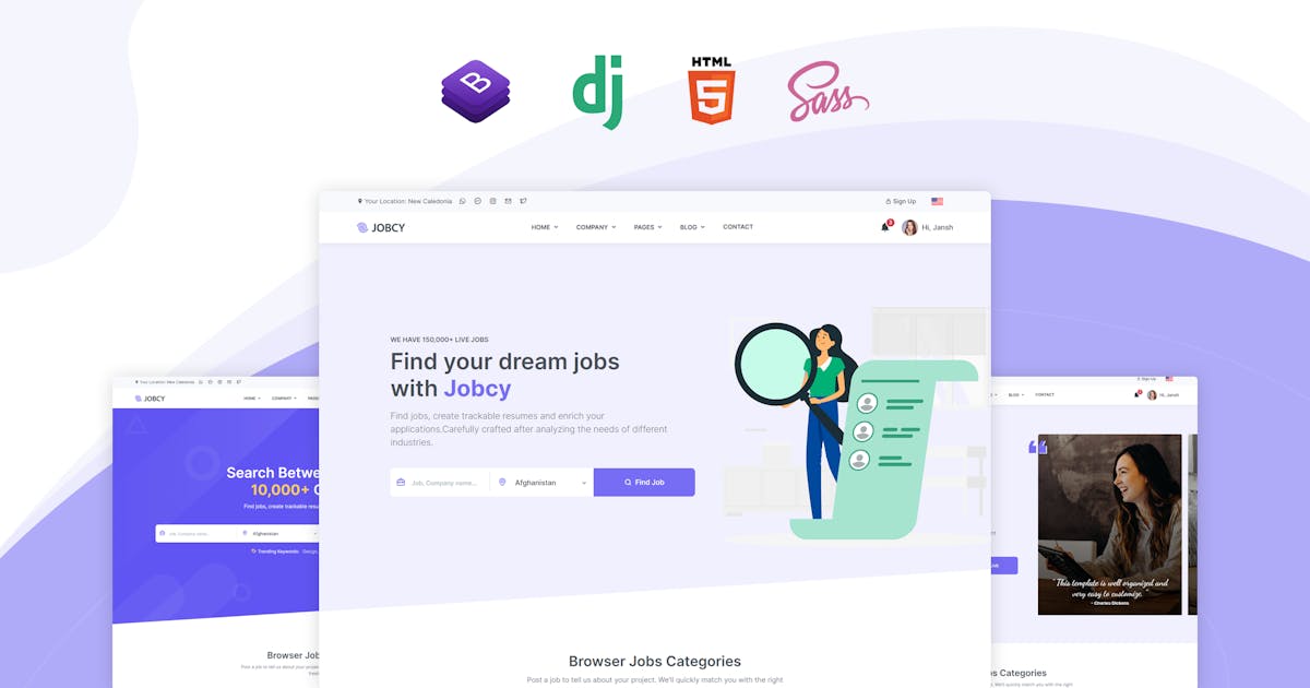 Jobcy - Django Job Board & Listing Template icon