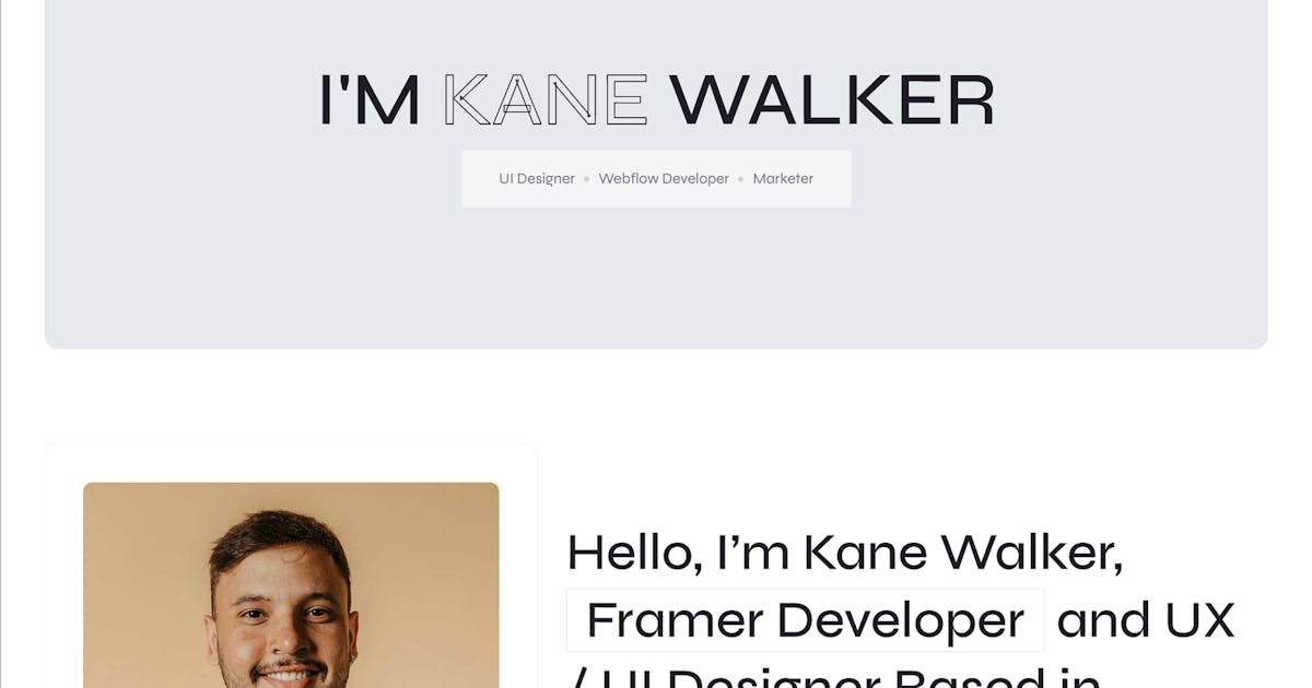 Kane - Personal Portfolio React Template icon