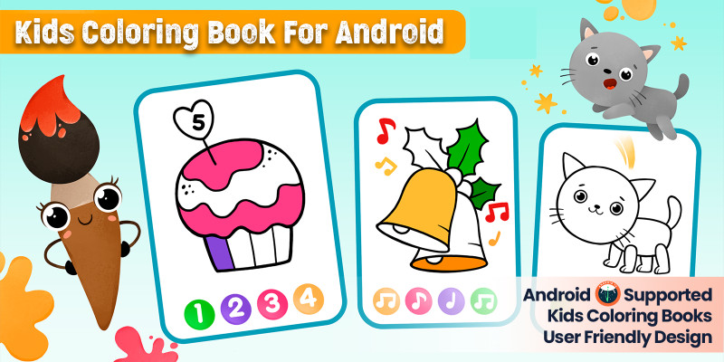 Kids Coloring Book For Android by GSBusiness icon