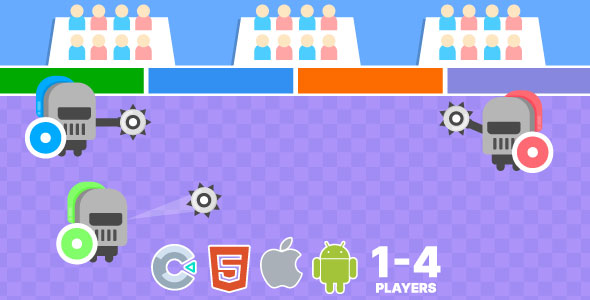 Lancerot. 1-4 Player Mode. Construct 3 (c3p) icon