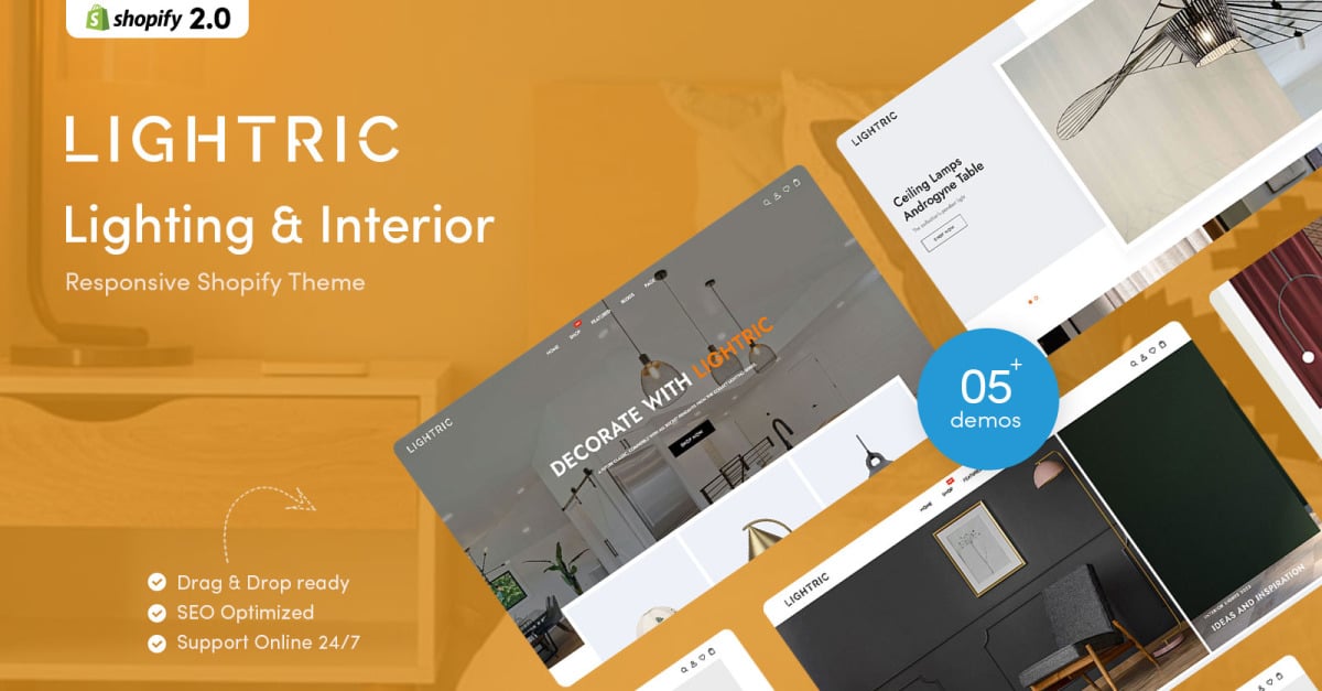 Lightric - Lighting & Interior Lights Shopify Theme