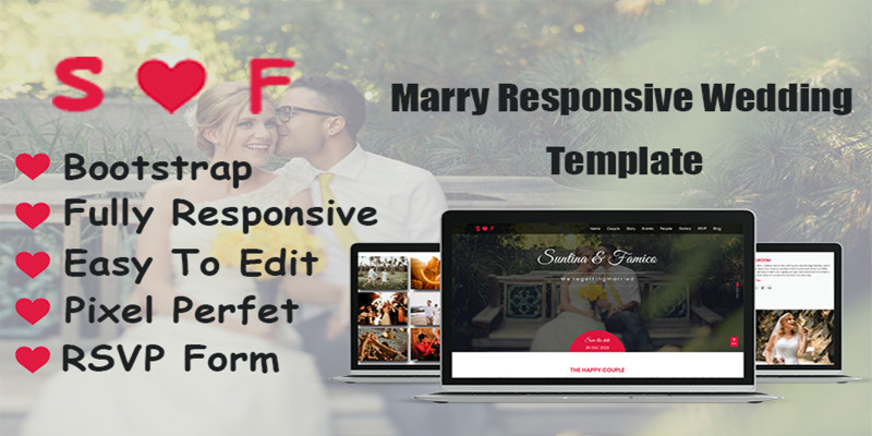 Marry - Responsive Wedding Template by SoulsKing