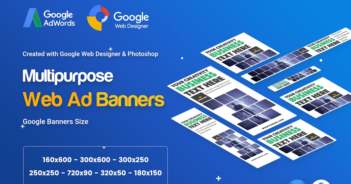 Multi Purpose, Business Banner Ad - GWD & PSD icon
