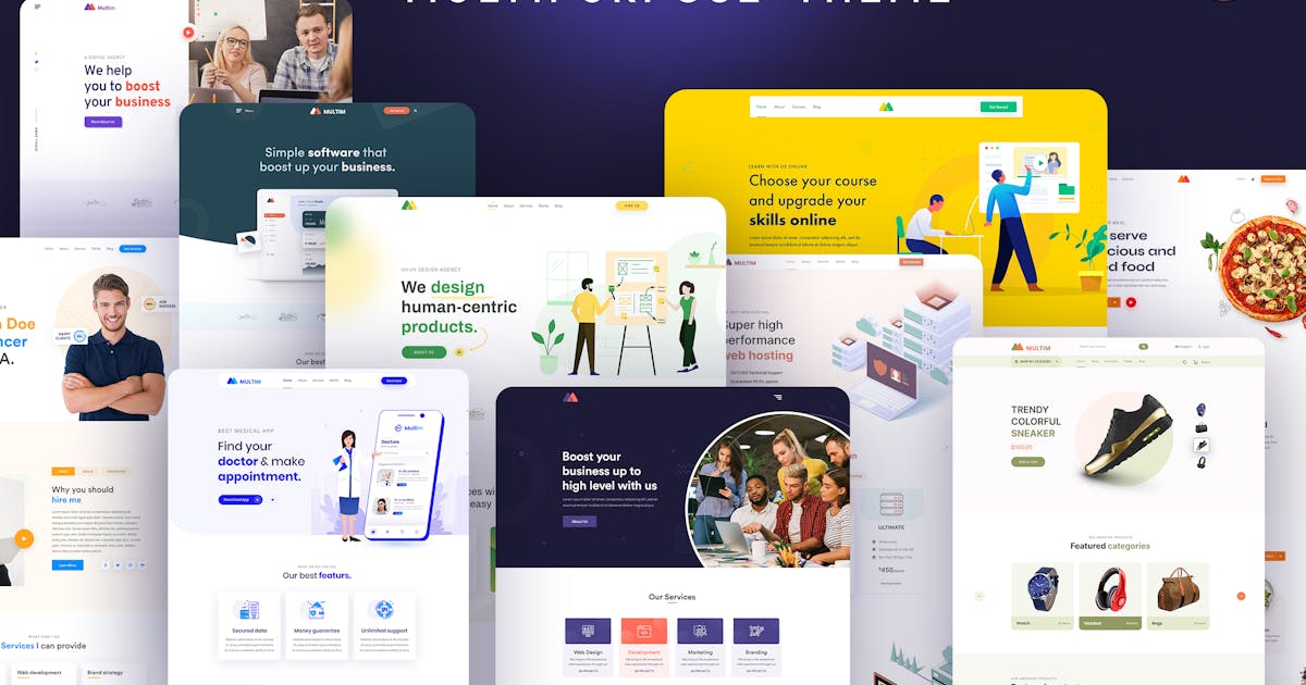 Multim - Creative multipurpose HTML5 template