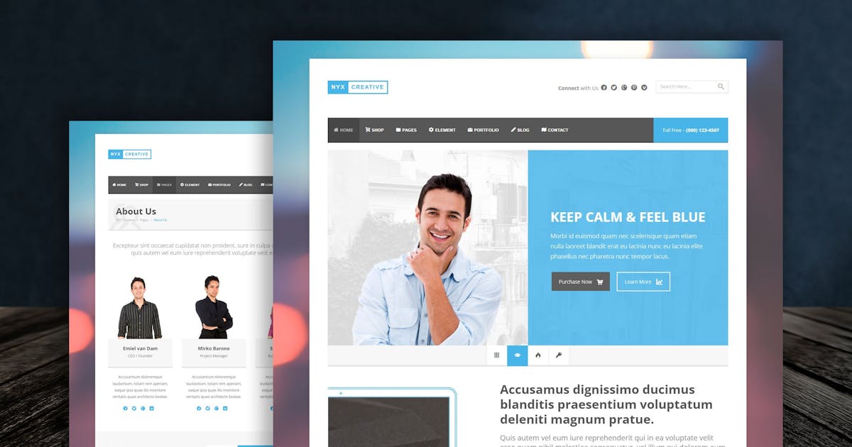 NYX - Multipurpose HTML Template icon
