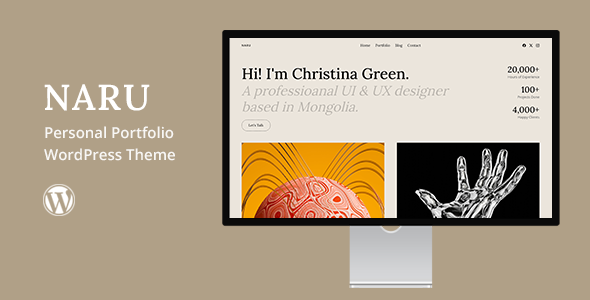 Naru - Personal Portfolio WordPress Theme icon