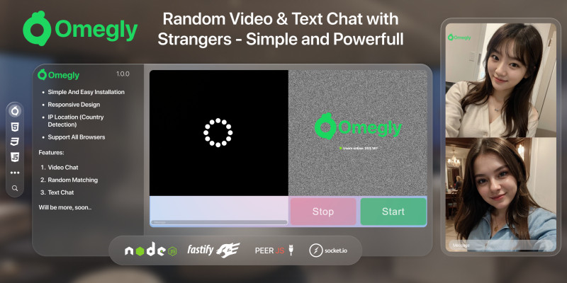 Omegly - Random Chat NodeJS by Isolodev