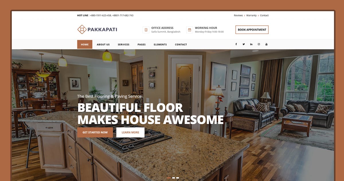 Pakkapati - Flooring Service HTML5 Template