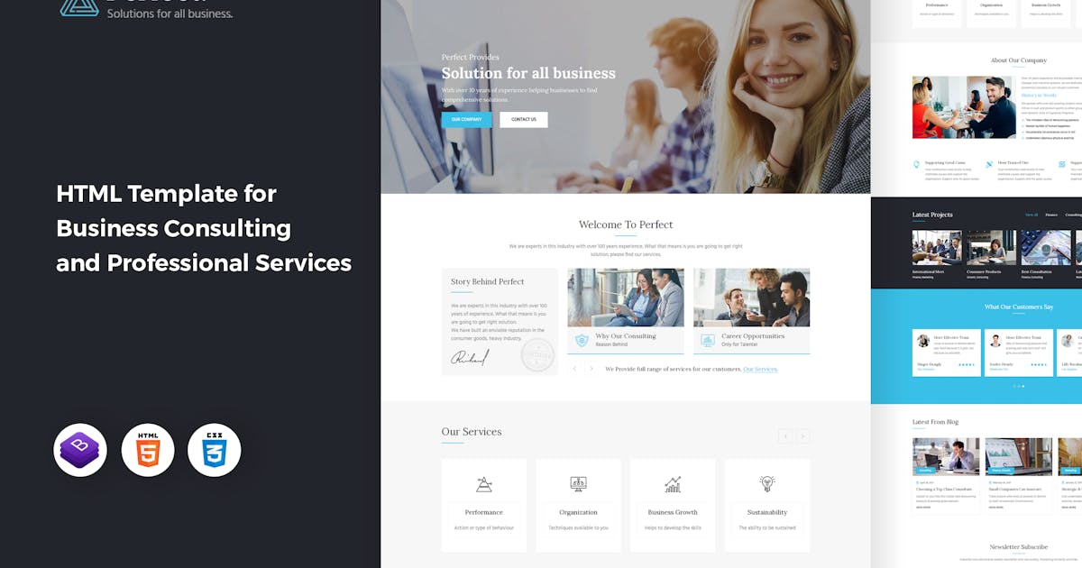 Perfect - Business Consulting HTML Template