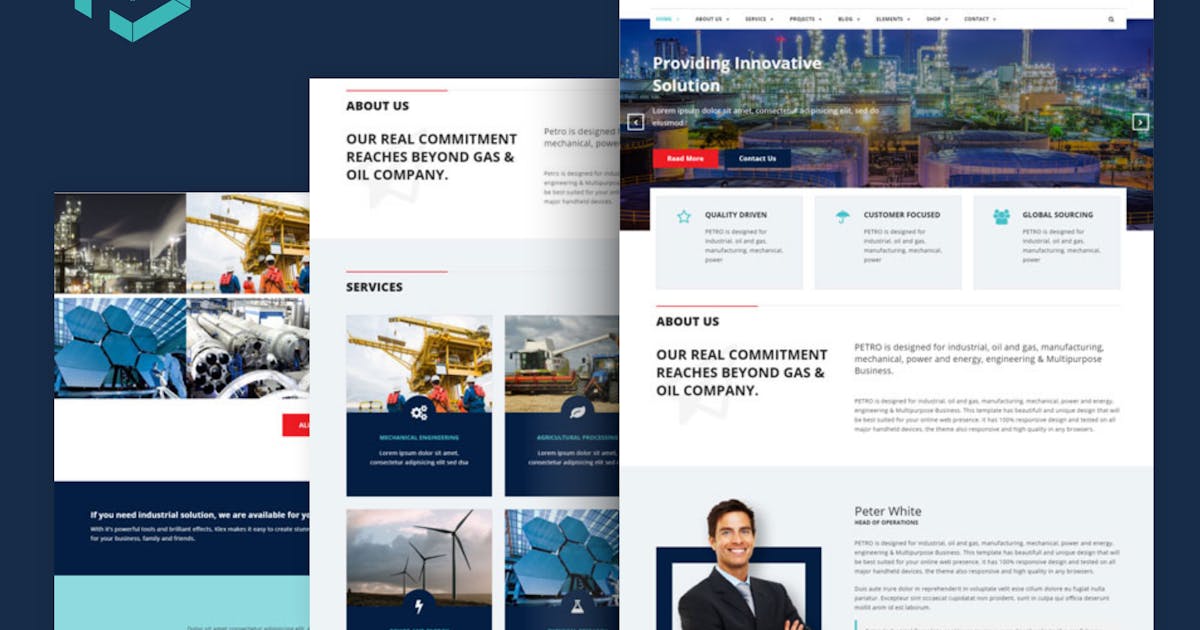 Petro - Industrial HTML Template