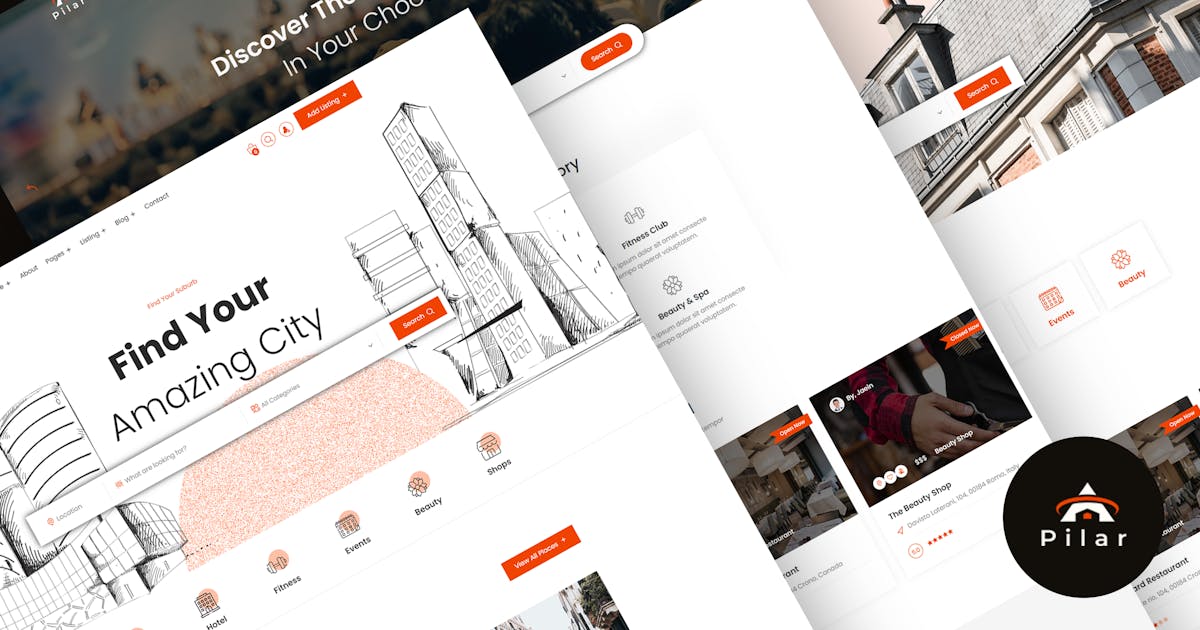 Pilar - Directory & Listing Angular Template