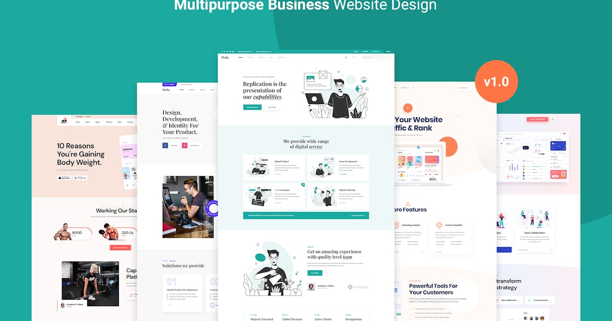 Pixila - Creative Multipurpose HTML Template icon