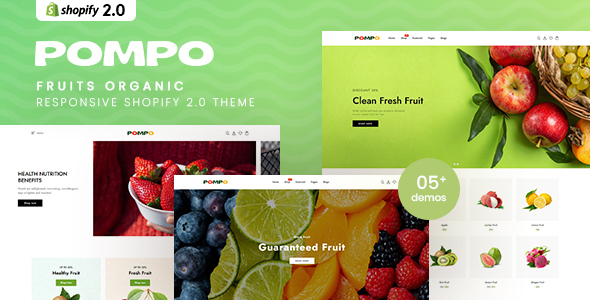Pompo - Fruits Organic Responsive Shopify 2.0 Theme icon