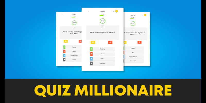 Quiz Millionaire Unity Game by KarimEzzahidi icon