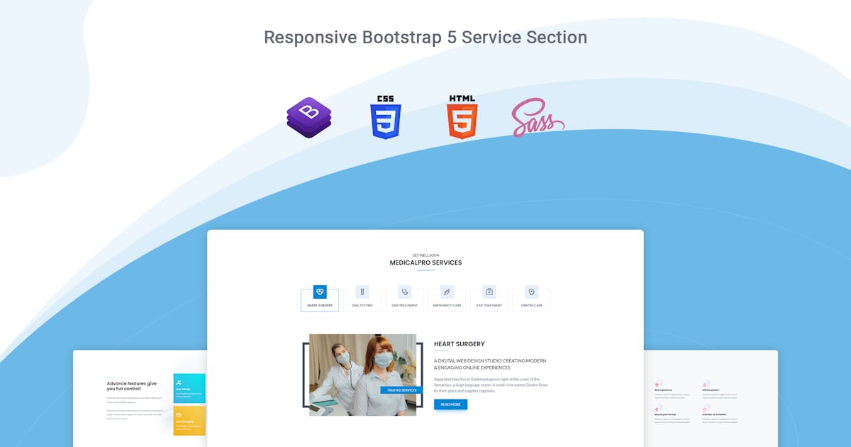 Serviso - Creative Service Section Template icon