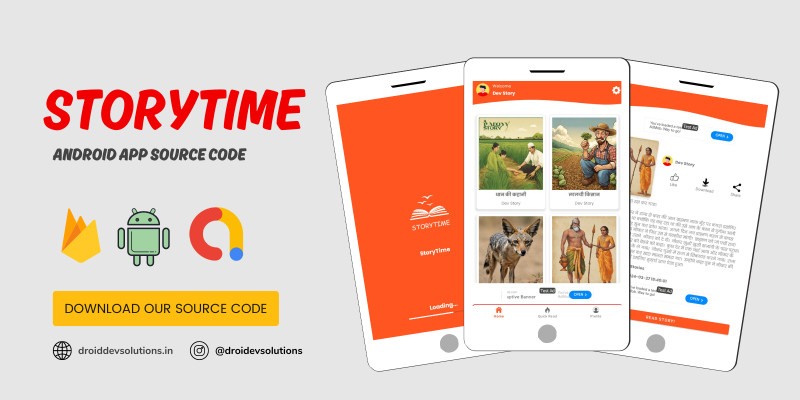 StoryTime - Online Story Sharing App by DevStudio icon