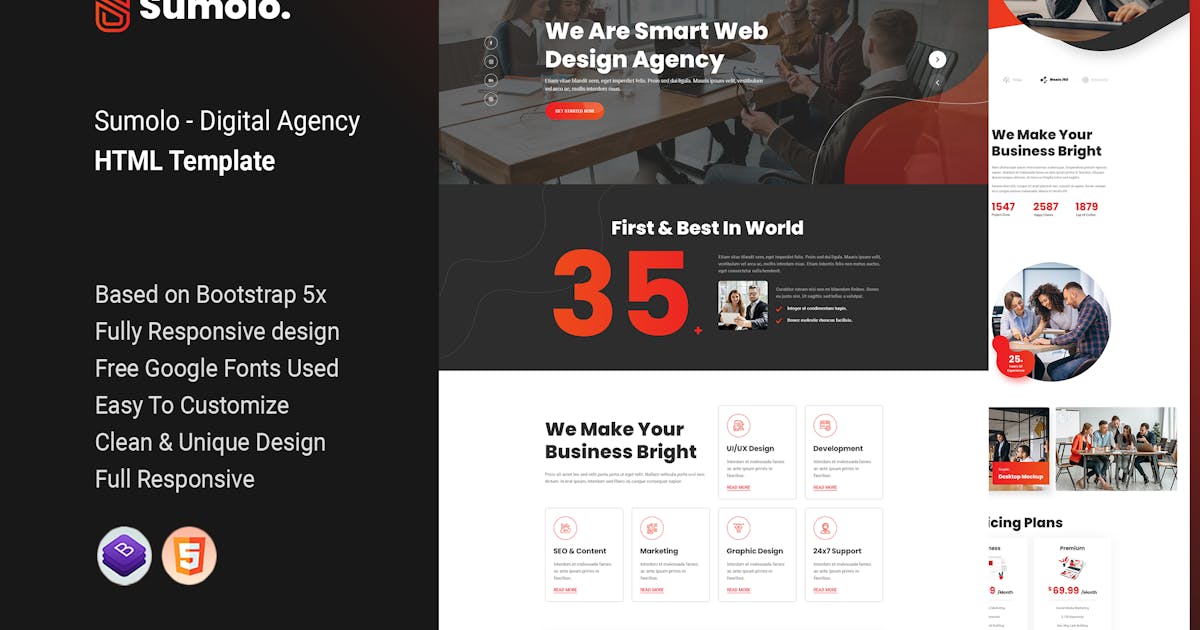 Sumolo - Digital Agency HTML Template icon