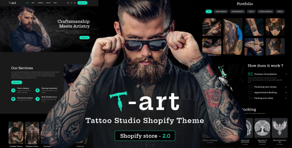 T Aart - Tattoo Shopify Theme icon