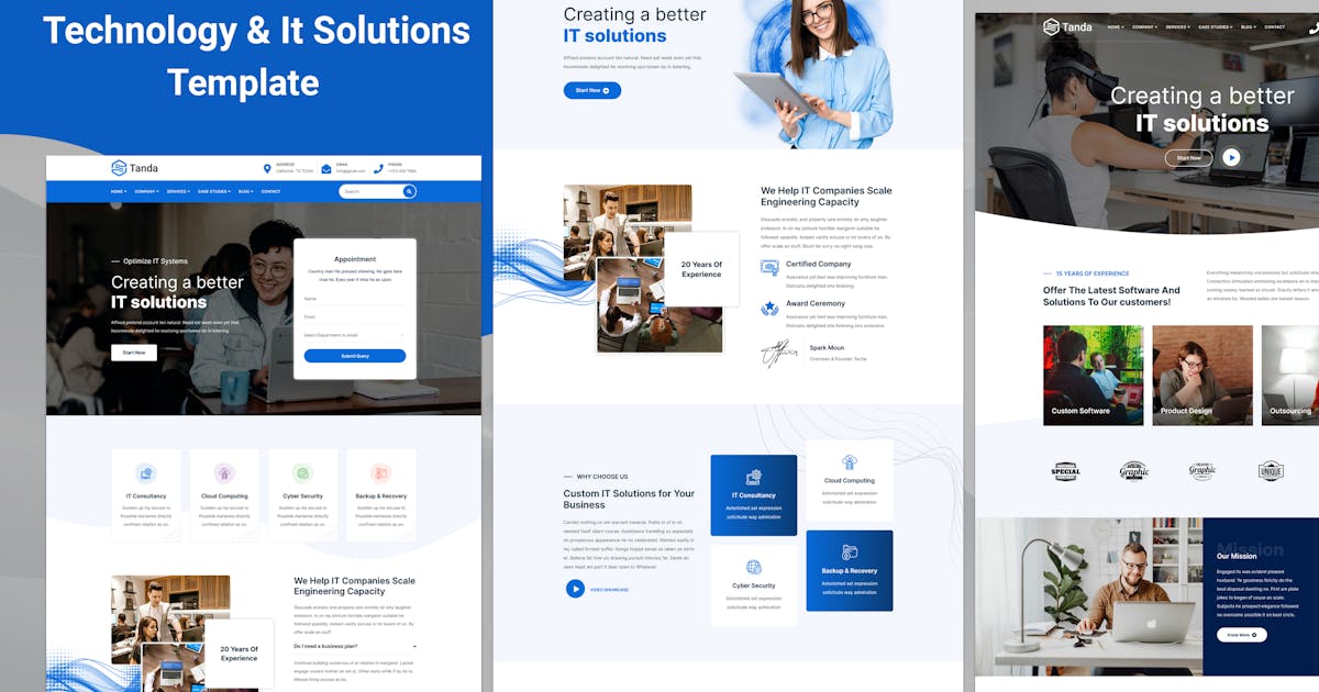 Tanda - Technology & IT Solutions Template