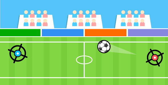 Tap Soccer. 1-2 Player Mode. Construct 3 (c3p) icon