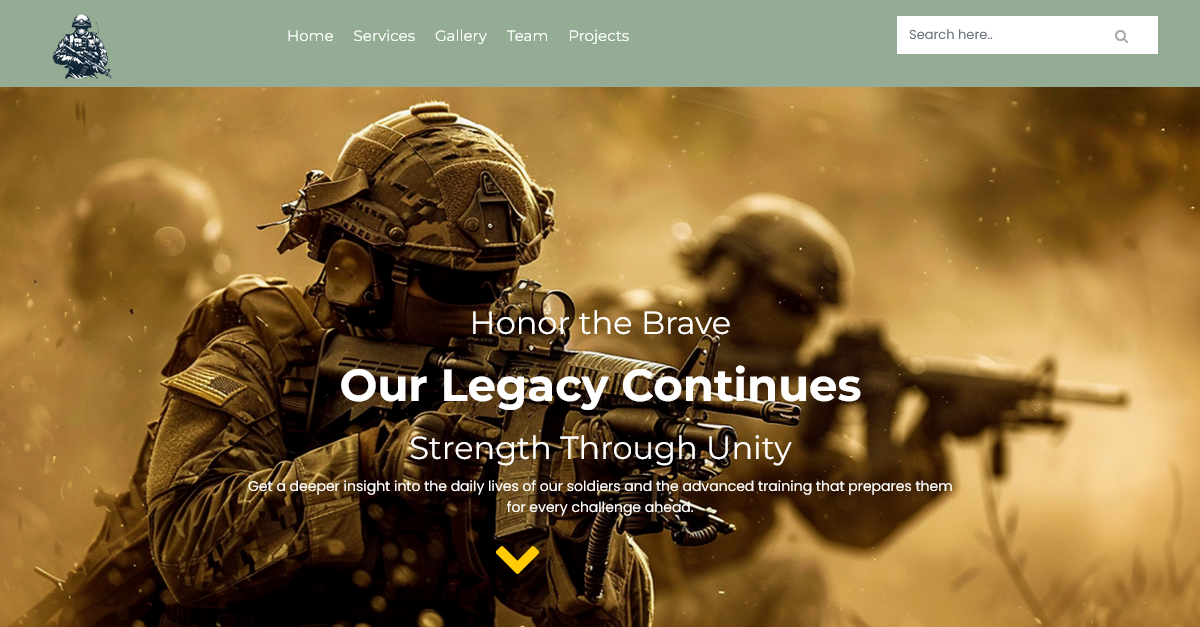 TishArmyHTML - Army HTML Template #417771 - TemplateMonster