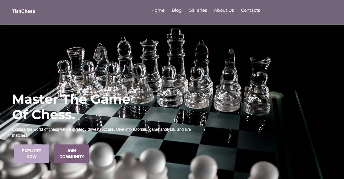 TishChess - Chess WordPress Theme #420932 - TemplateMonster
