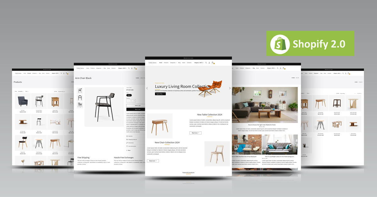 Tishfy1 – Furniture Store Shopify 2.0 Theme - TemplateMonster