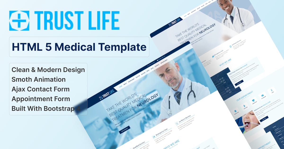 Trustlife - Medical and Health Landing Page icon