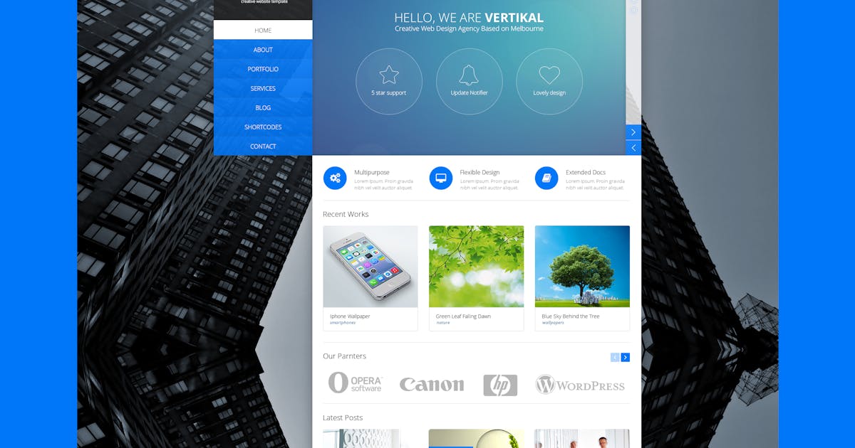 Vertikal - Multipurpose HTML5 Template