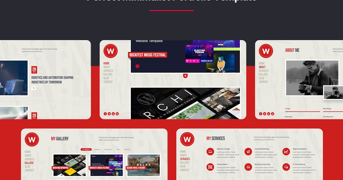 Wellfolio - Agency Portfolio Bootstrap Template icon
