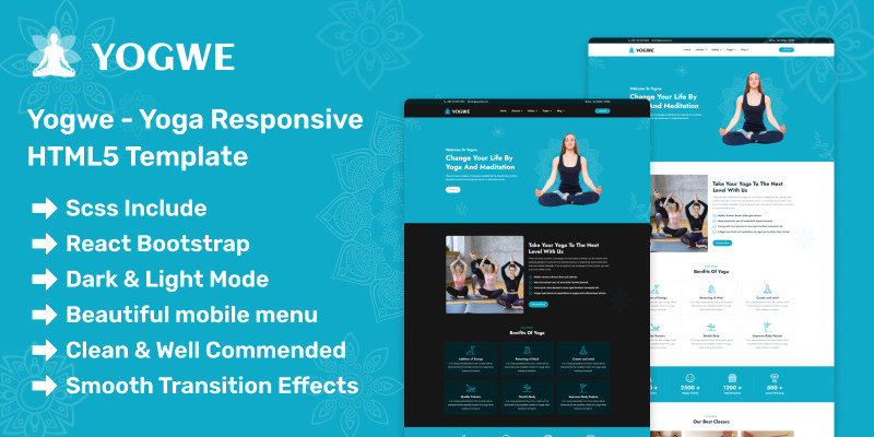 Yogwe - Yoga Responsive HTML5 Template by Codextheme