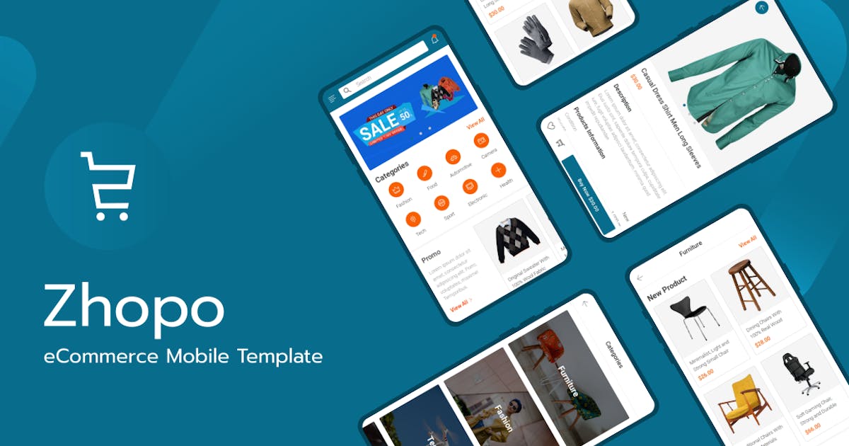Zhopo - eCommerce Mobile Template icon