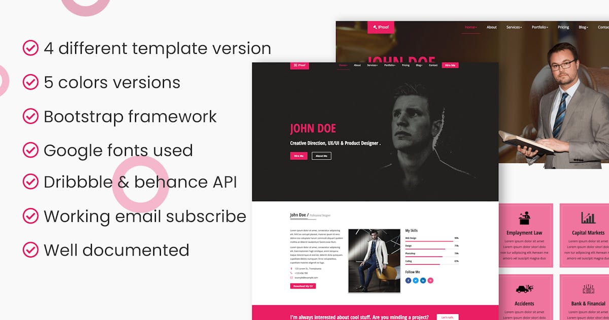 iProof - Multipurpose HTML Template icon