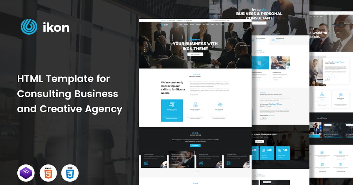 ikon - Consulting Business HTML Template