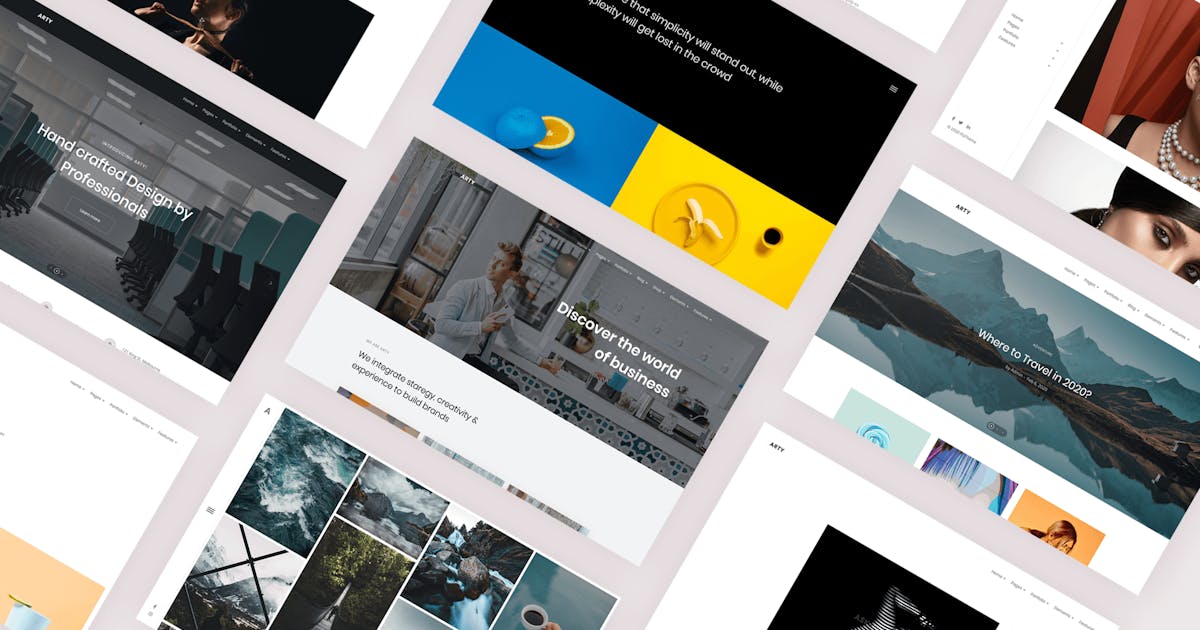 Arty - Creative Multi-Purpose HTML5 Template