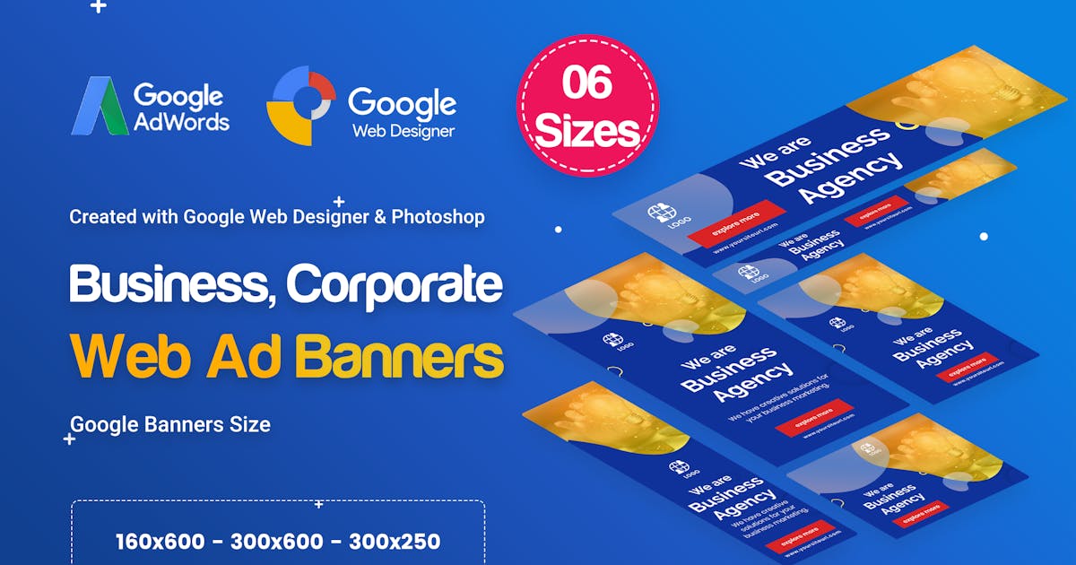 Business Agency Banners Ad D28 - GWD