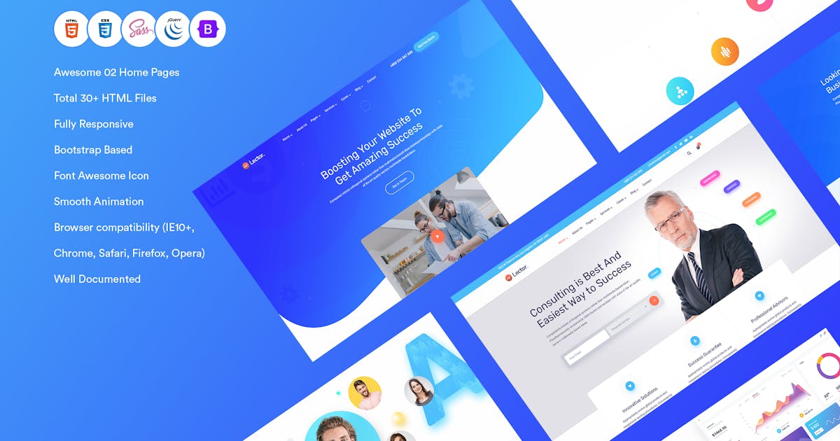 Business Consulting HTML Template.