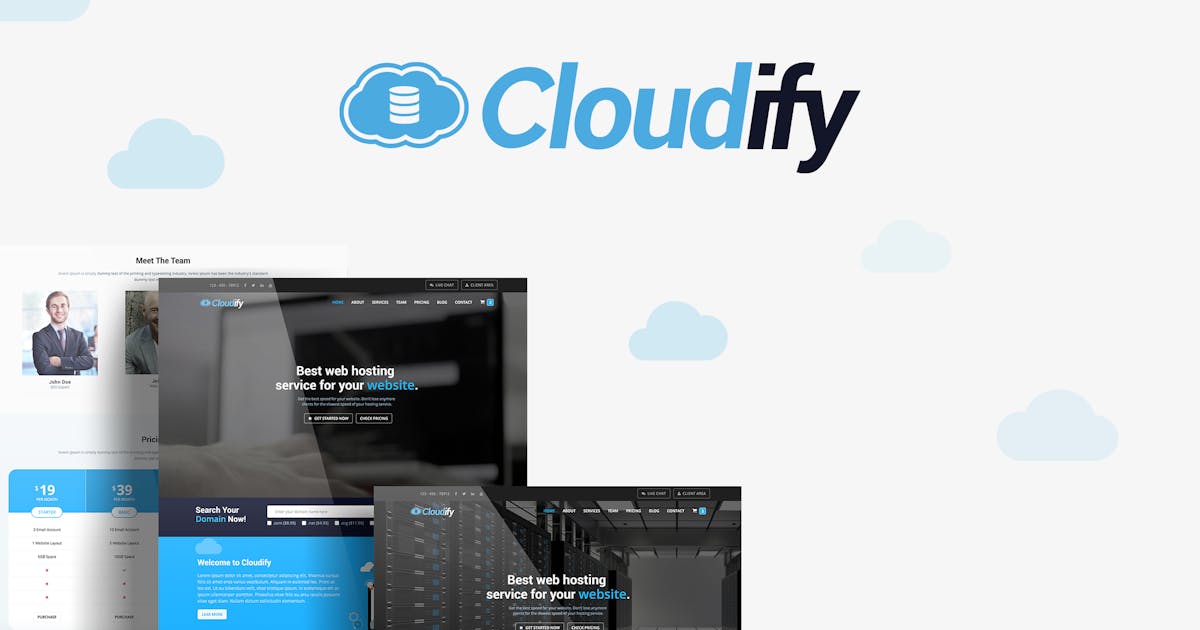 Cloudify - Web Hosting HTML Template