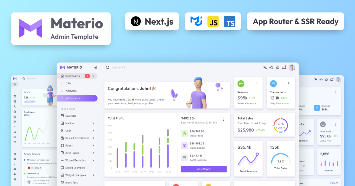Materio - MUI Next.js Admin Template