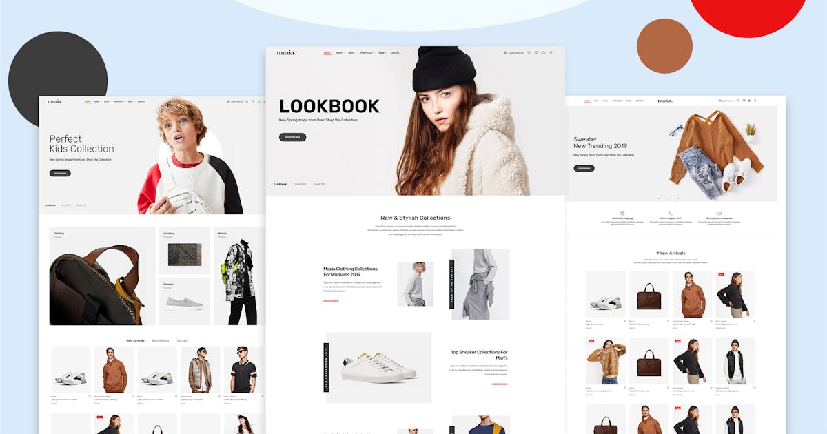 Mazia - Clean Minimal eCommerce HTML5 Template