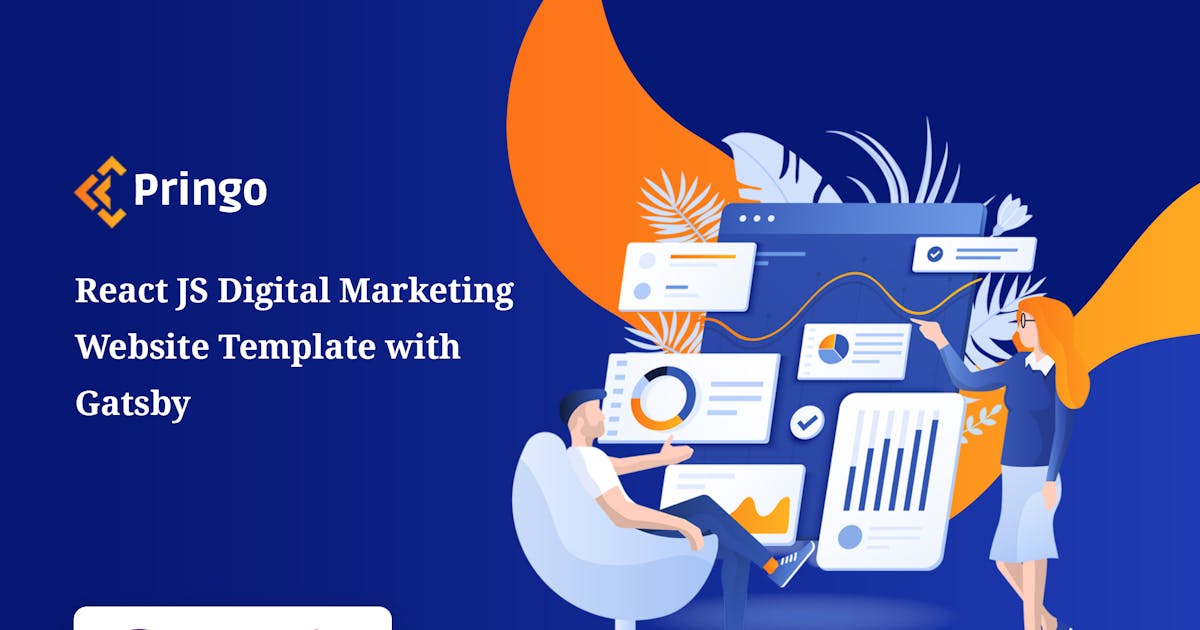 Pringo - React JS Digital Marketing Website Templa
