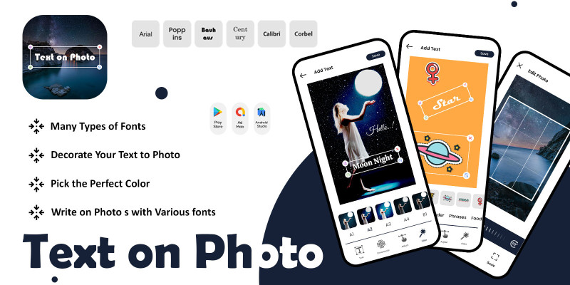 Text On Photo - Photo Editor Android by CodeMaxInfotech