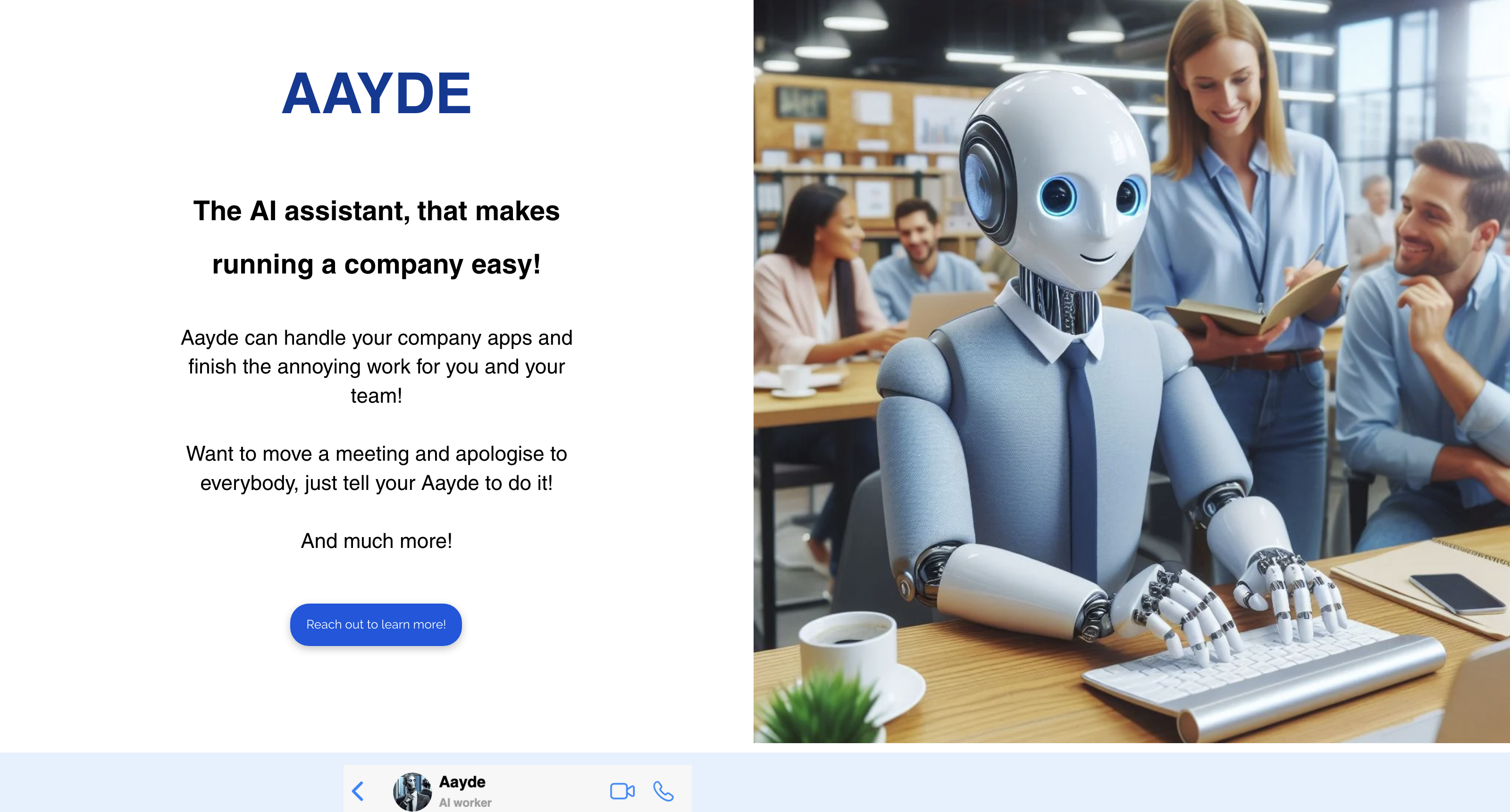 Aayde | AI employees icon