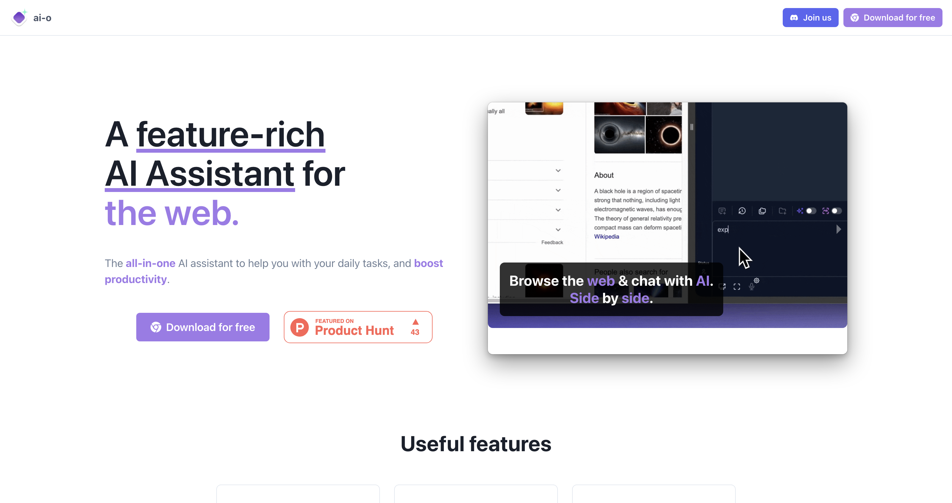 ai-o: All-in-one AI Assistant & Copilot icon