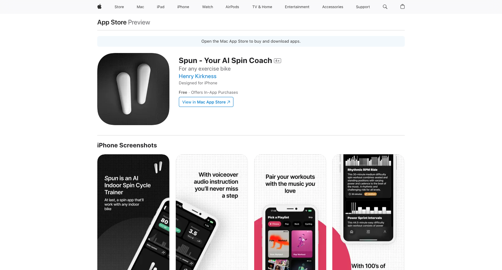 Spun - Your AI Spin Coach icon
