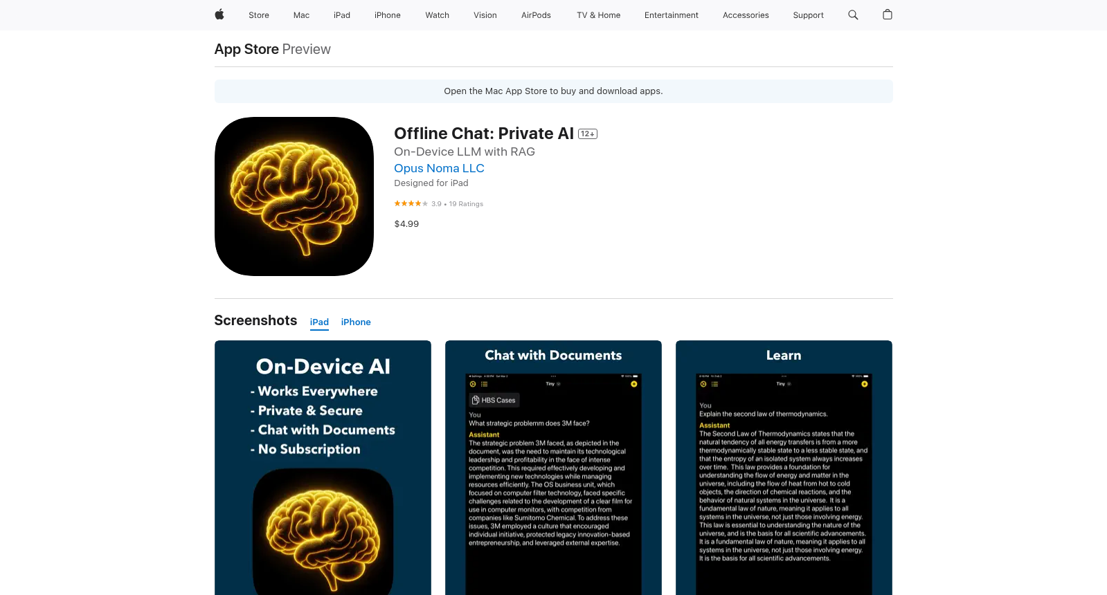 AI on Device - Local Assistant icon