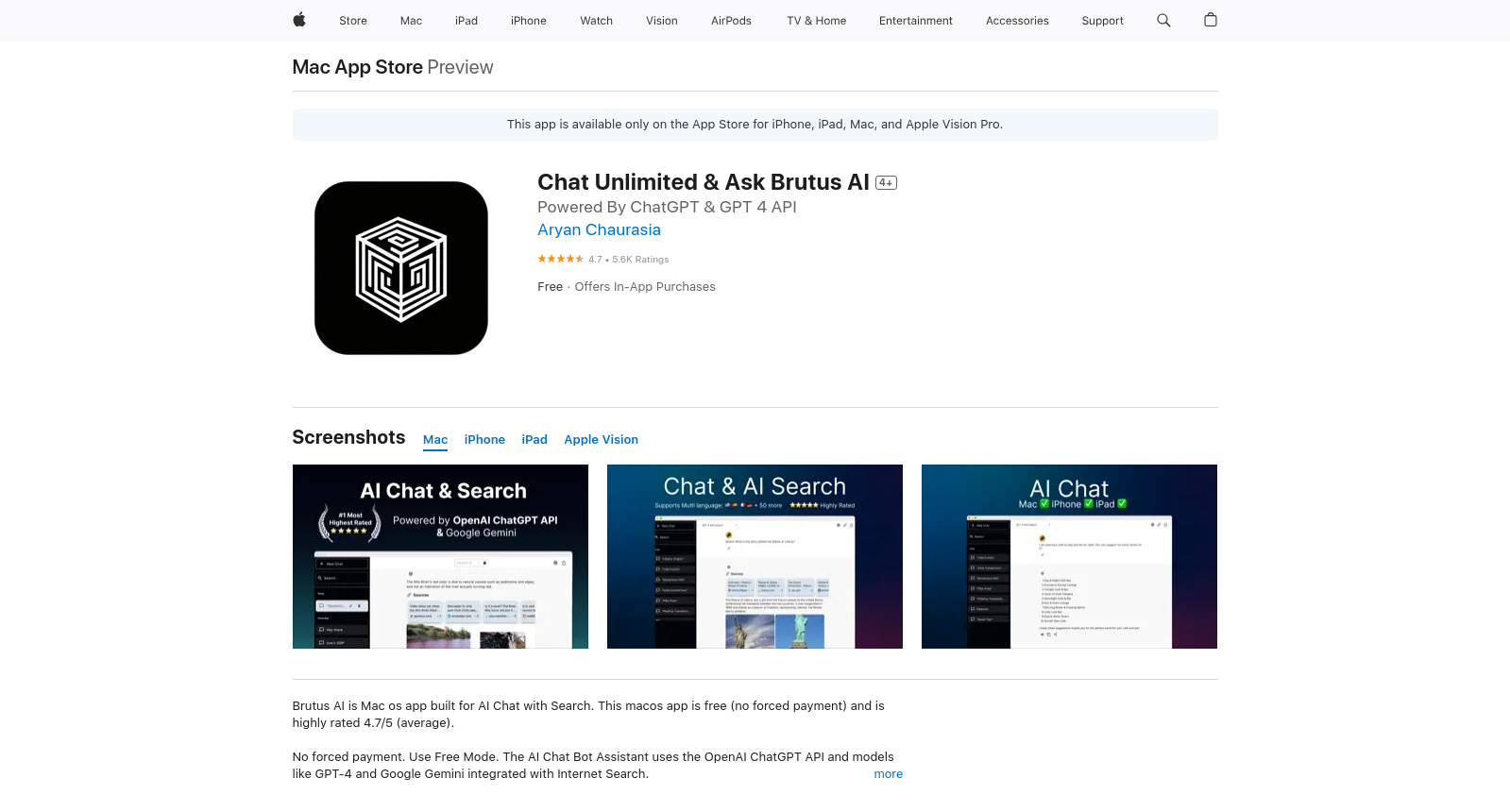 AI Chatbot • Ask Open Chat Bot icon