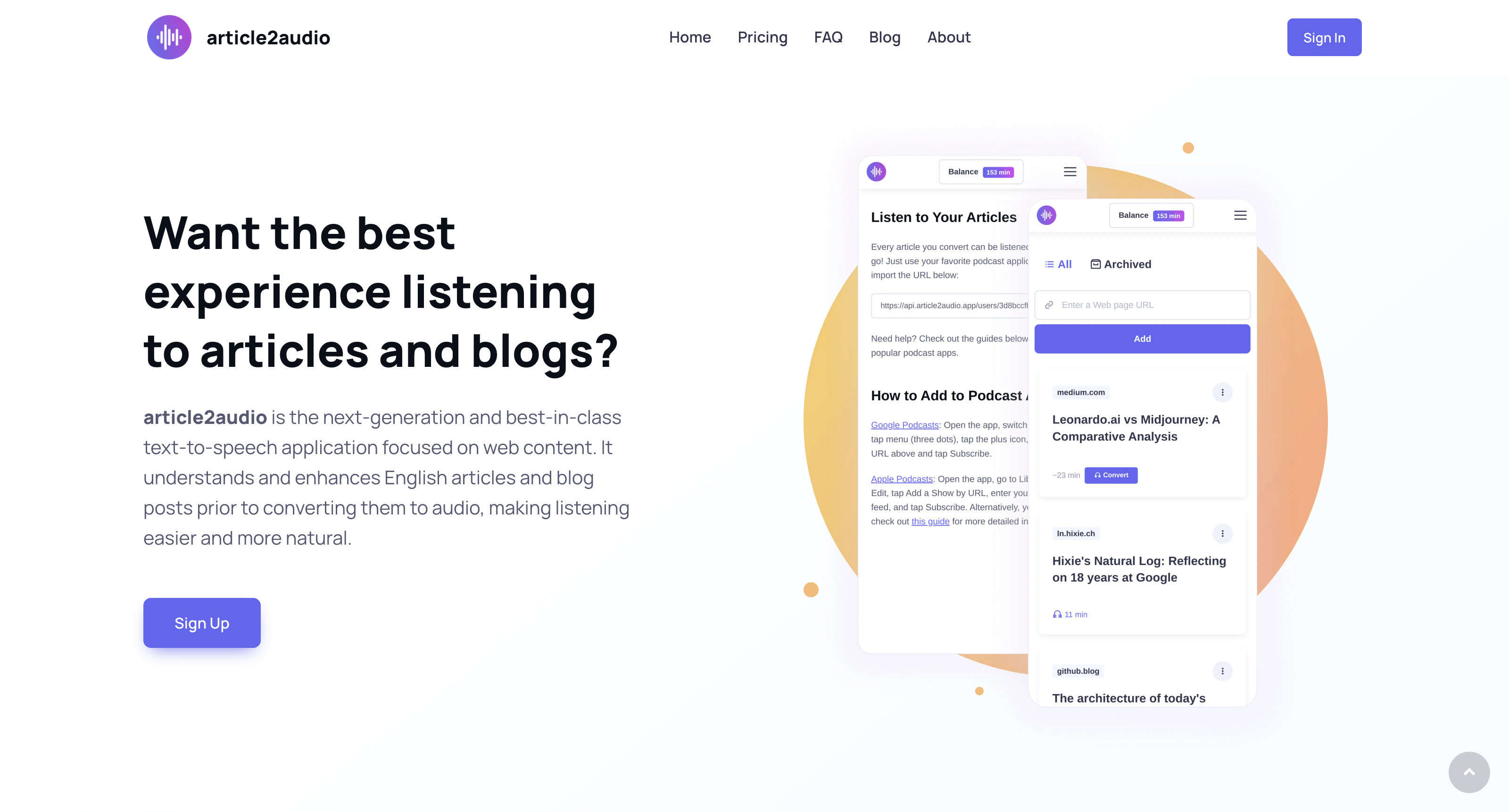 article2audio icon